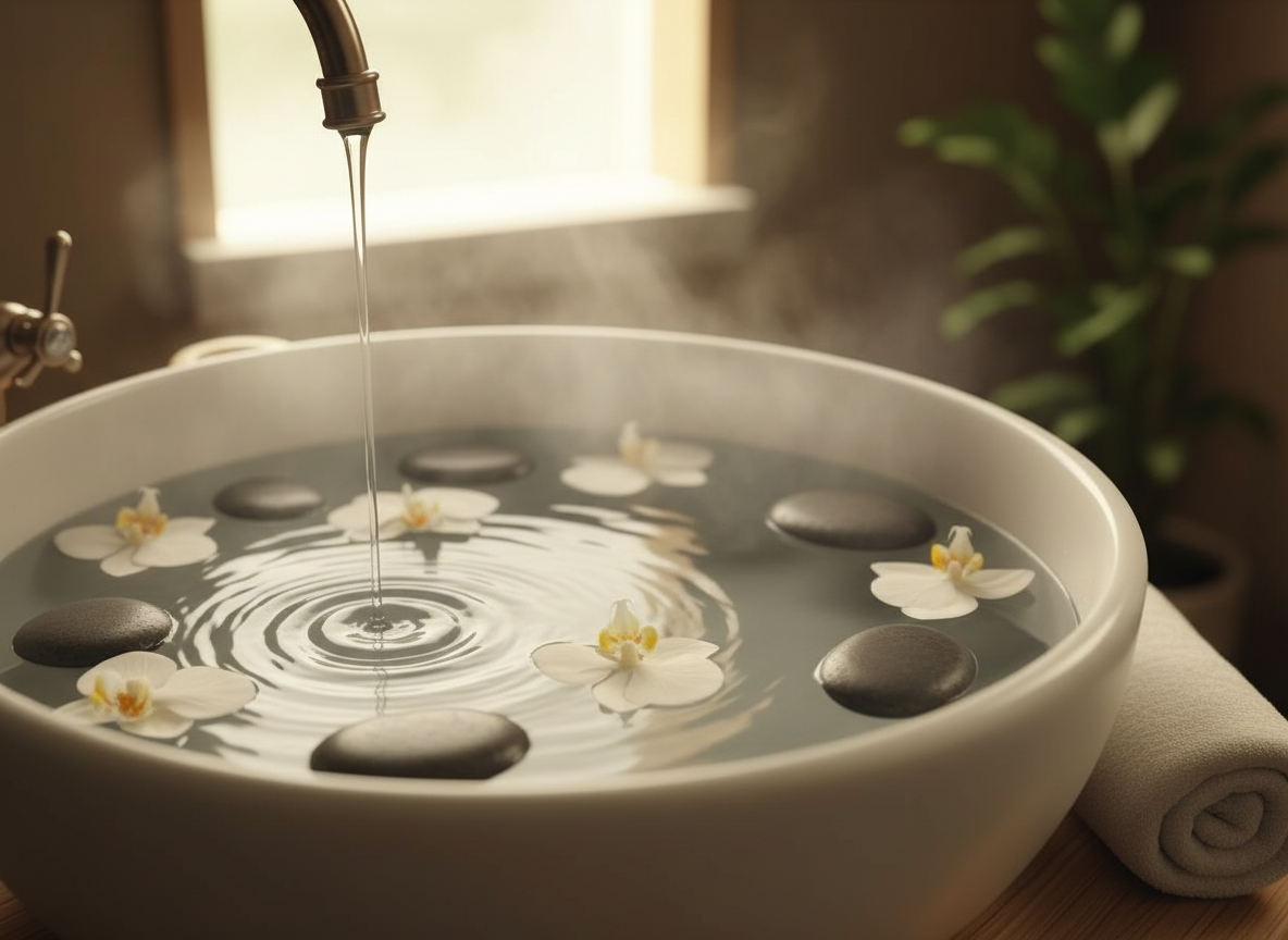 Relaxační head spa rituál